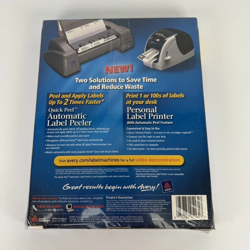 AVERY‎ 5161 White QUICK PEEL Mailing Address Labels, 1